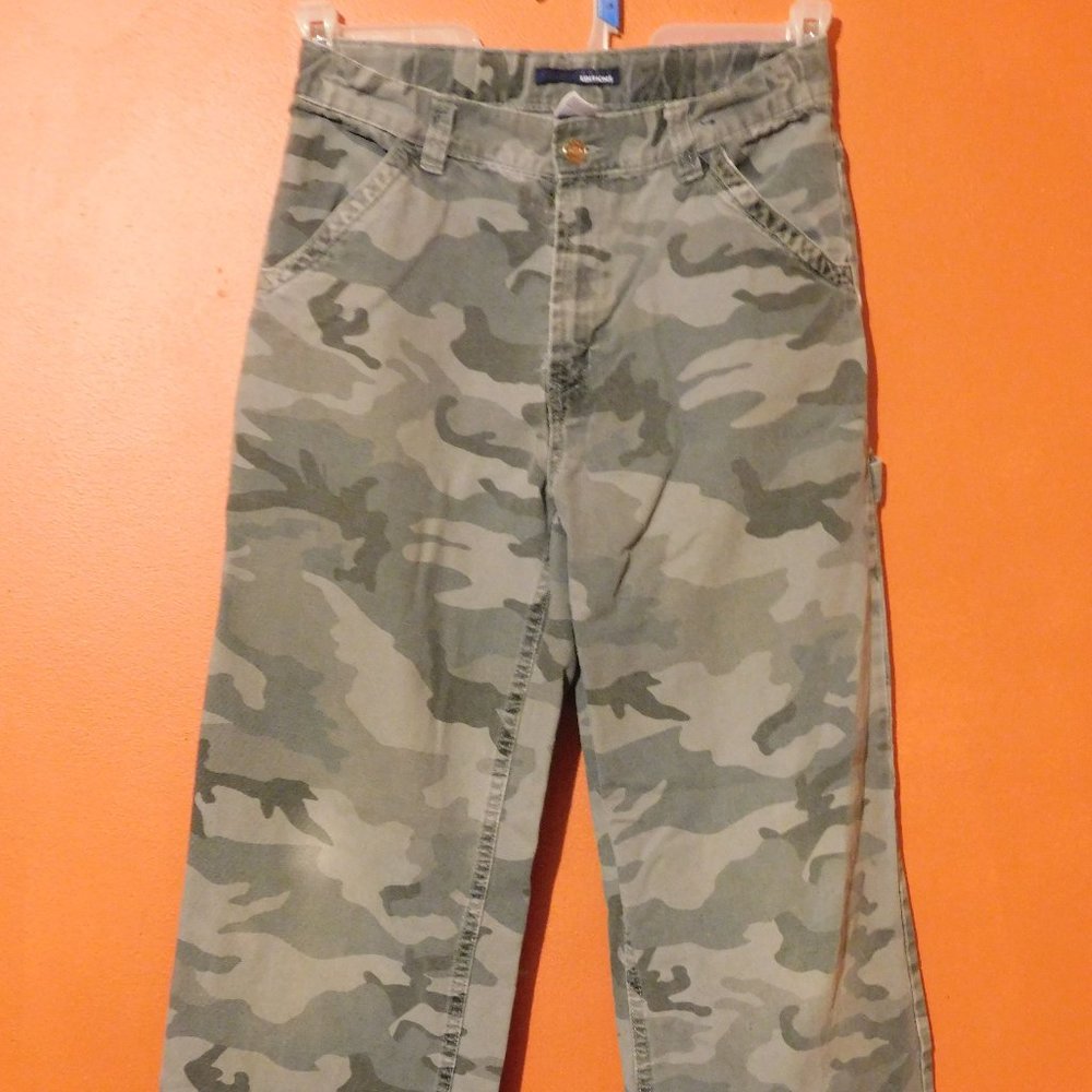 (Boys) Grey Camo Jeans by Basic Edition